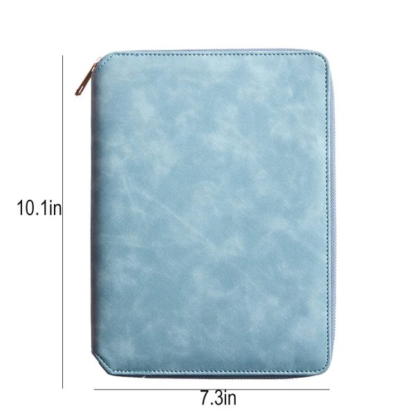 PU Leather Binder Notebook w/ Zipper - Image 10