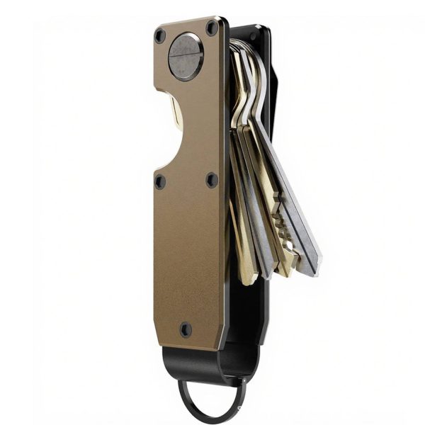Compact Metal Key Holder Keychain - Image 3