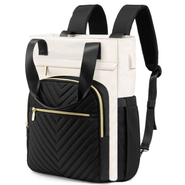 Polyester Laptop Backpack w/ USB Charging Port - Image 3