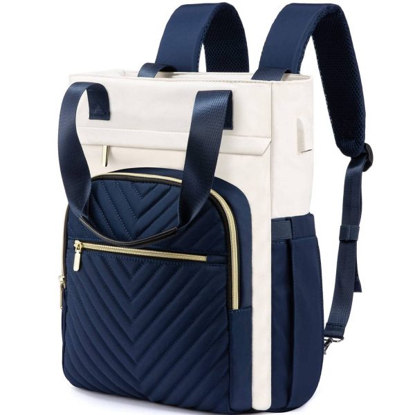 Polyester Laptop Backpack w/ USB Charging Port - Image 4