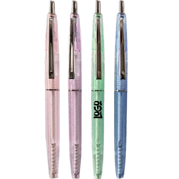 Plastic Retractable Ballpoint Pen
