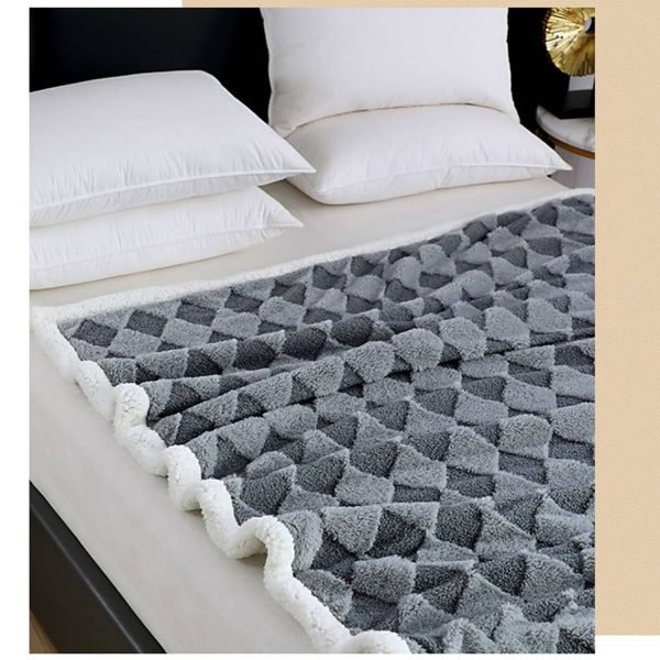 Fade Proof Polyester Double Layer Winter Blanket - Image 8