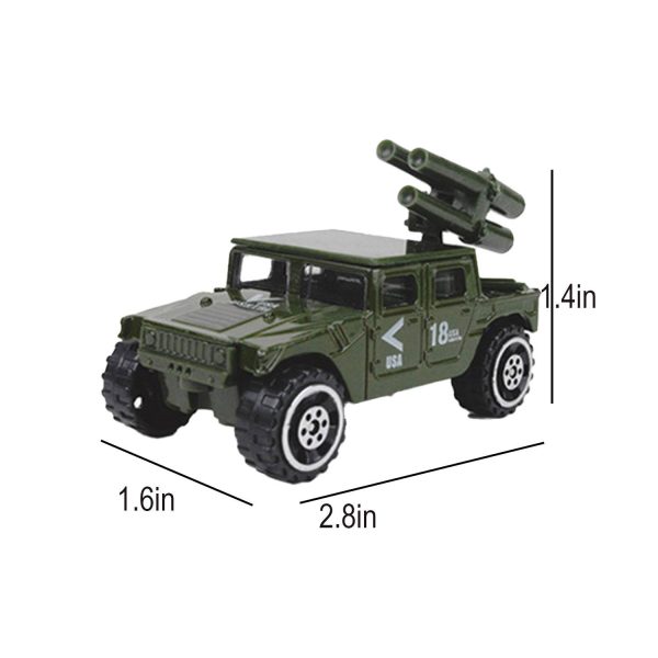 6 Pcs Military Vehicle Toy Set - Image 4