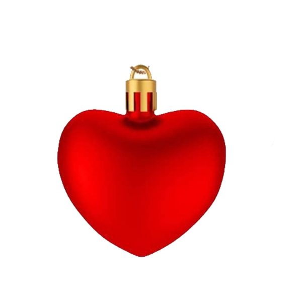 12 Pcs Heart Christmas Tree Ornament Set - Image 2