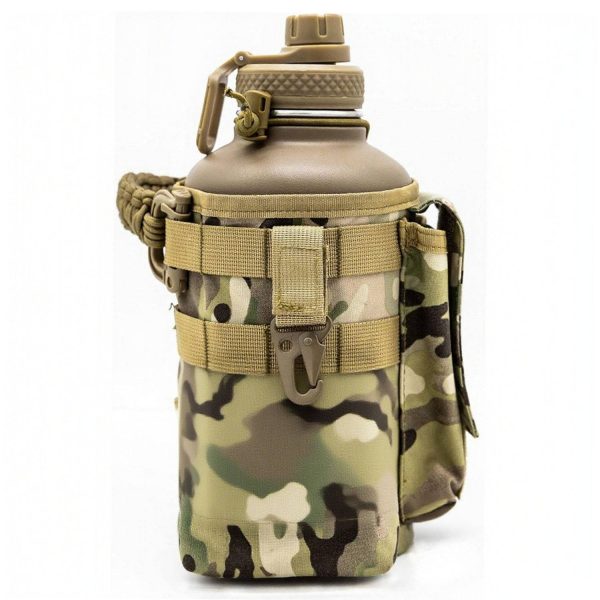 Oxford Tactical Water Bottle Holder Bag w/ Phone Pouch - Image 2