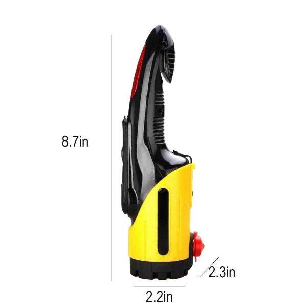 3 in 1 Hand Crank Emergency Car Hammer Flashlight Tool - Image 4