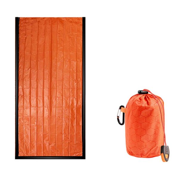 Outdoor Emergency Thermal Sleeping Bag w/ Whistle - Image 3