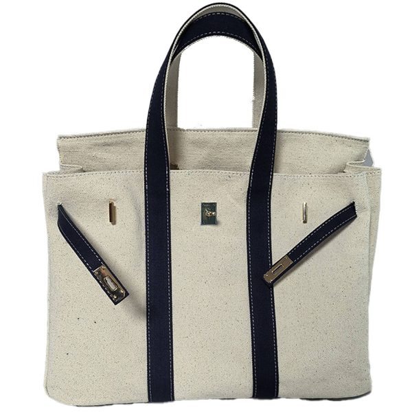 Large Capacity Canvas Tote Bag - Image 2