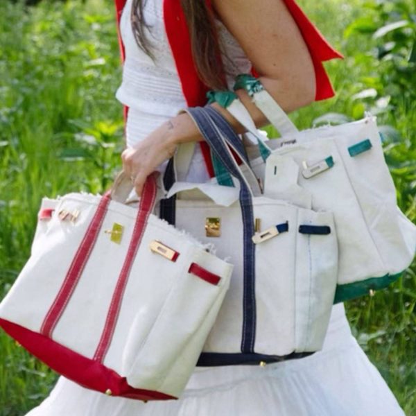 Large Capacity Canvas Tote Bag - Image 5