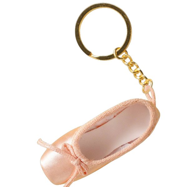 Mini Satin Ballet Shoe Keychain - Image 7