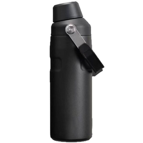 16oz Stainless Steel Fast Flow Water Bottle w/ Handle - Image 2