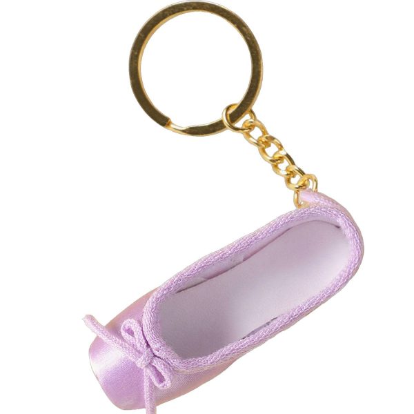 Mini Satin Ballet Shoe Keychain - Image 6