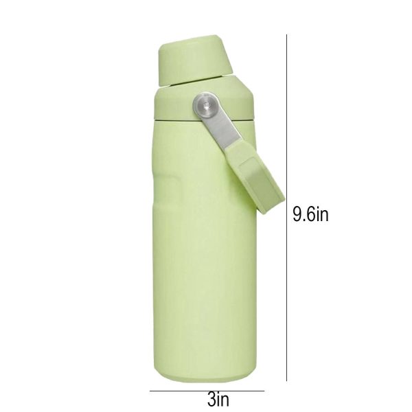 16oz Stainless Steel Fast Flow Water Bottle w/ Handle - Image 10