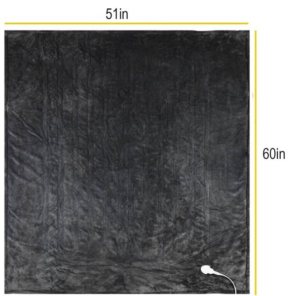 Flannel Electric Heated Throw Blanket - Image 10
