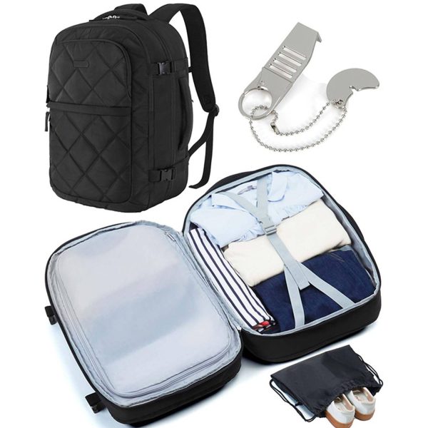 Polyester Outdoor Large Travel Backpack w/ Lock - Image 4