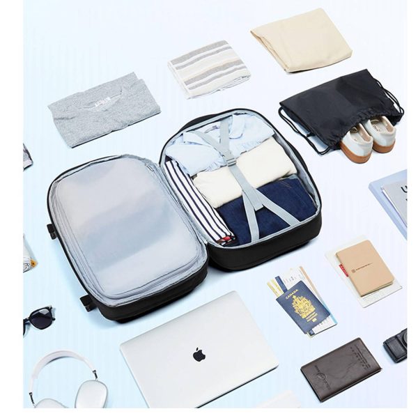 Polyester Outdoor Large Travel Backpack w/ Lock - Image 5