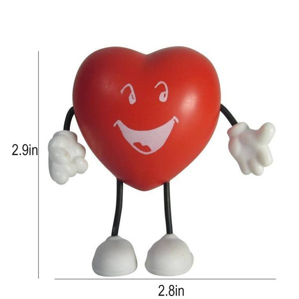 PU Foam Heart Stress Reliever - Image 4