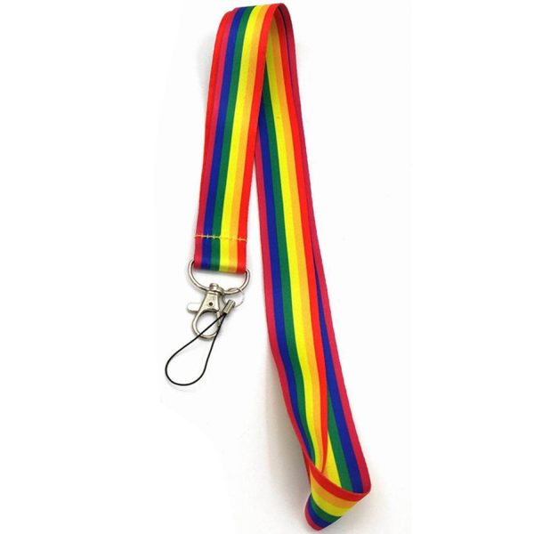LGBT Rainbow ID Badge Holder Lanyard Neck Strap - Image 5