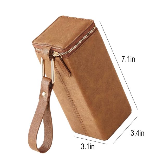 PU Leather Square Eyeglasses Storage Case - Image 4