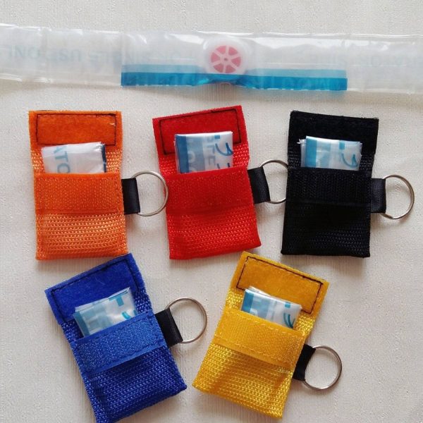 Disposable CPR Face Shield Mask w/ Keyring - Image 7