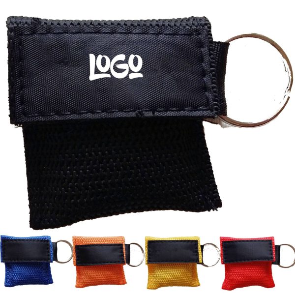 Disposable CPR Face Shield Mask w/ Keyring