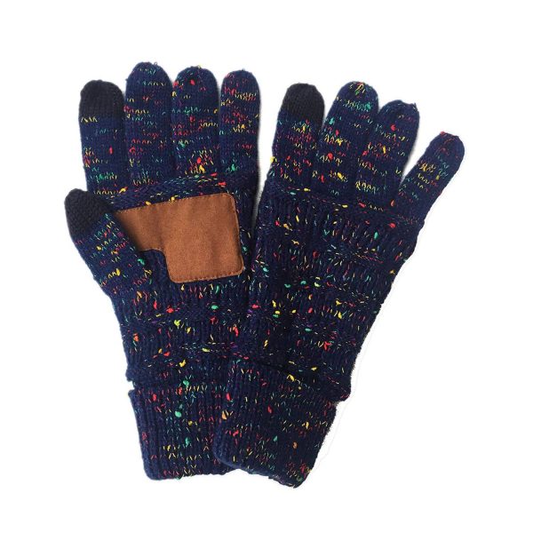 Winter Warm Knit Touchscreen Gloves - Image 3