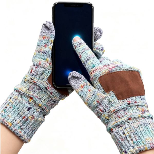 Winter Warm Knit Touchscreen Gloves - Image 7