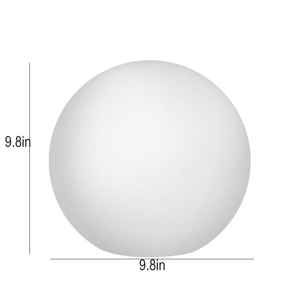 9.8 Inch LED Deco Orb Ball Centerpiece Light - Image 4