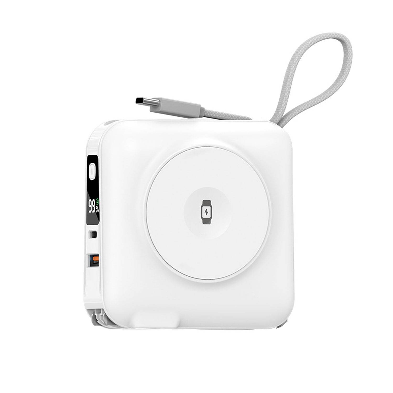 15000mAh Magnetic Wireless Power Bank w/ Built-in Cables - Image 3