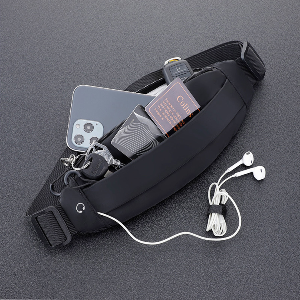 Sports Waterproof Adjustable Fanny Pack w/ Earphone Hole - Image 8