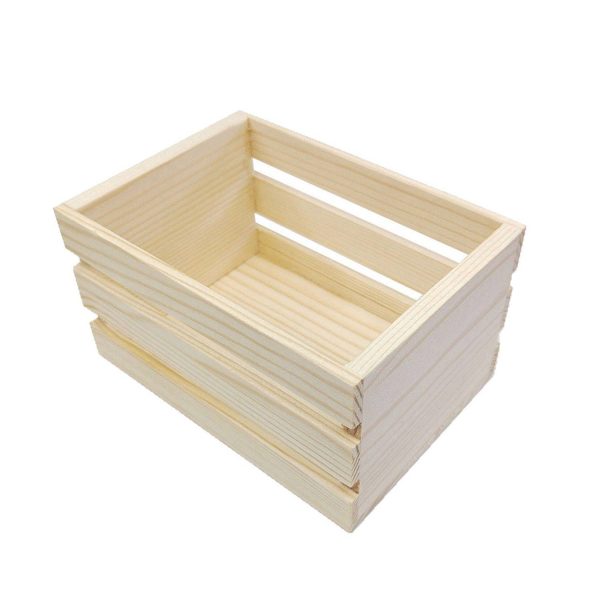 Lightweight Mini Wooden Storage Container - Image 4