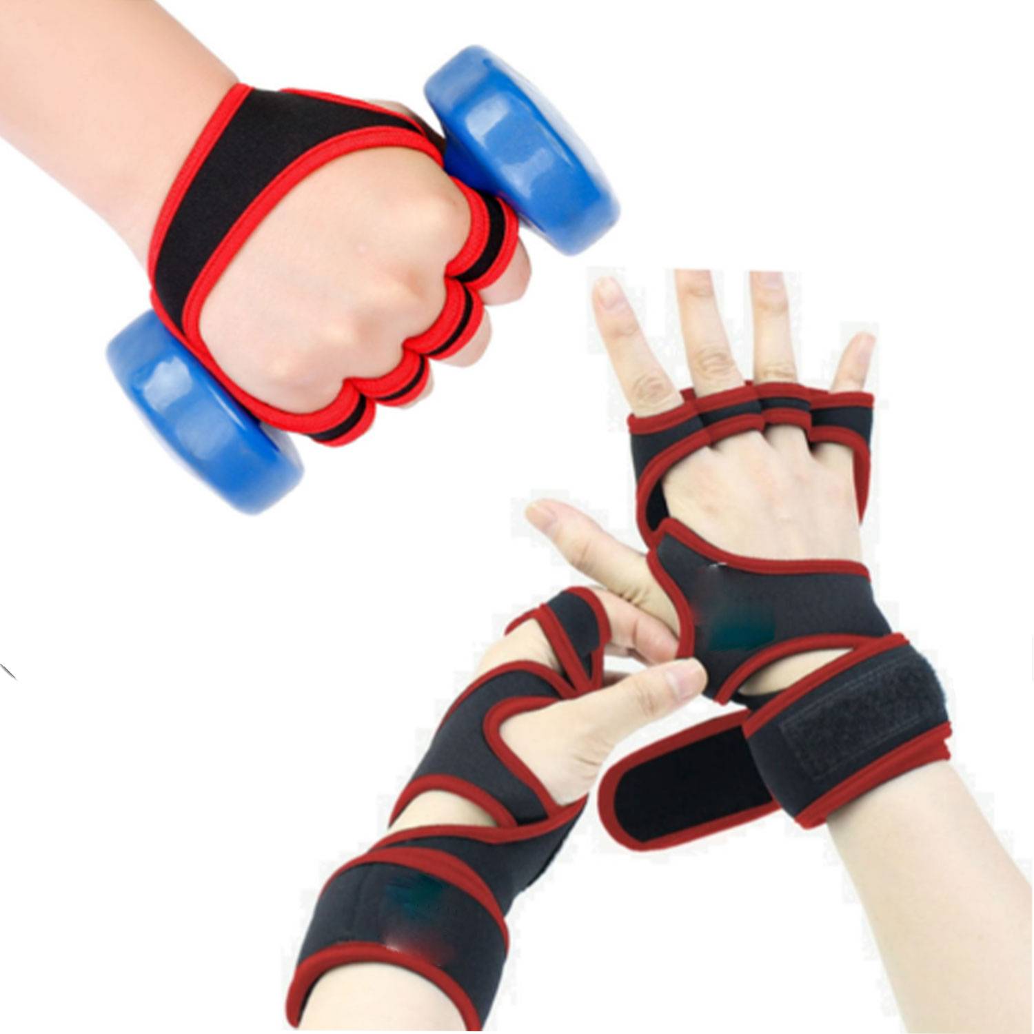 Cross Training Gloves with Wrist Support - Image 3