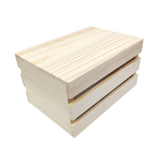 Lightweight Mini Wooden Storage Container - Image 2