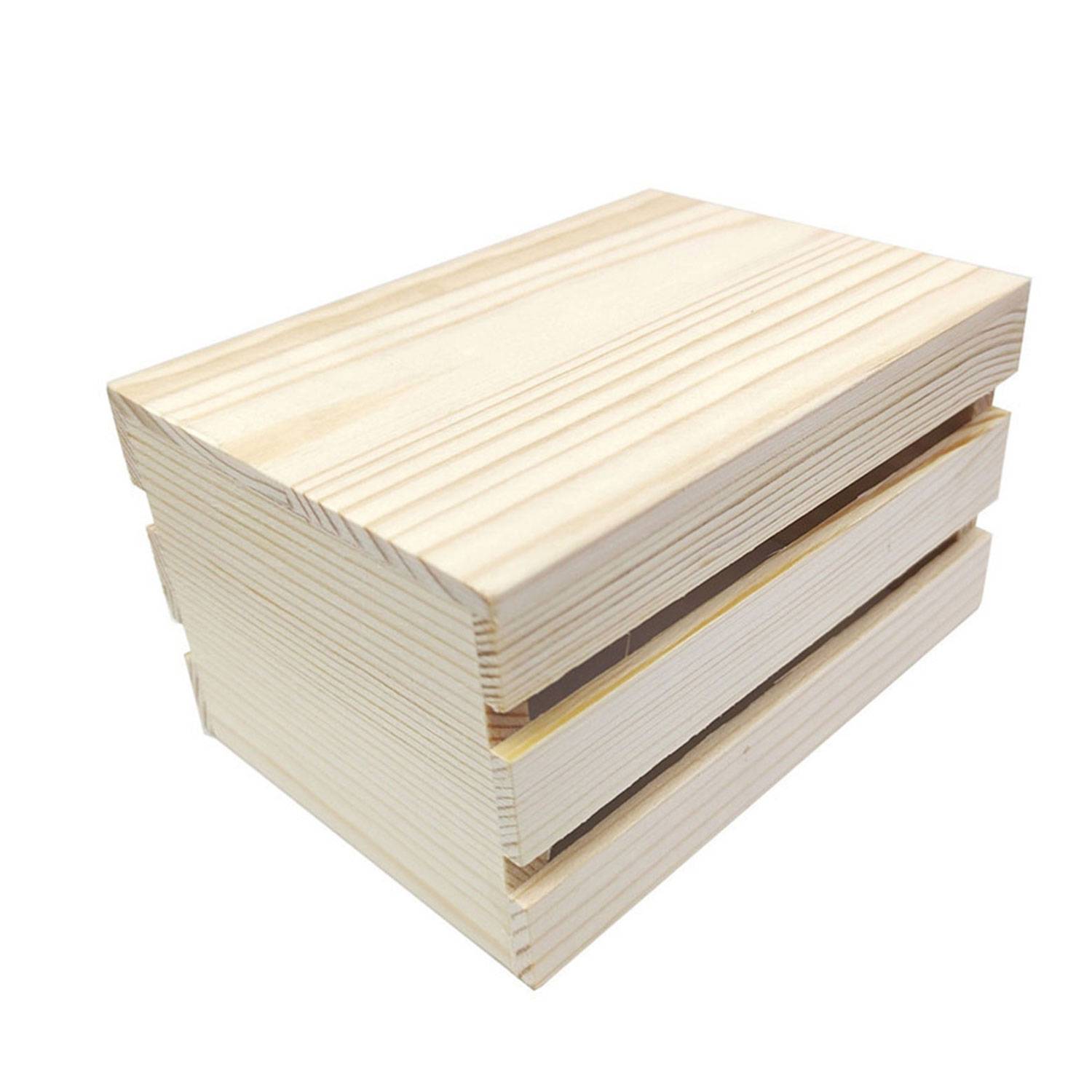 Lightweight Mini Wooden Storage Container - Image 2