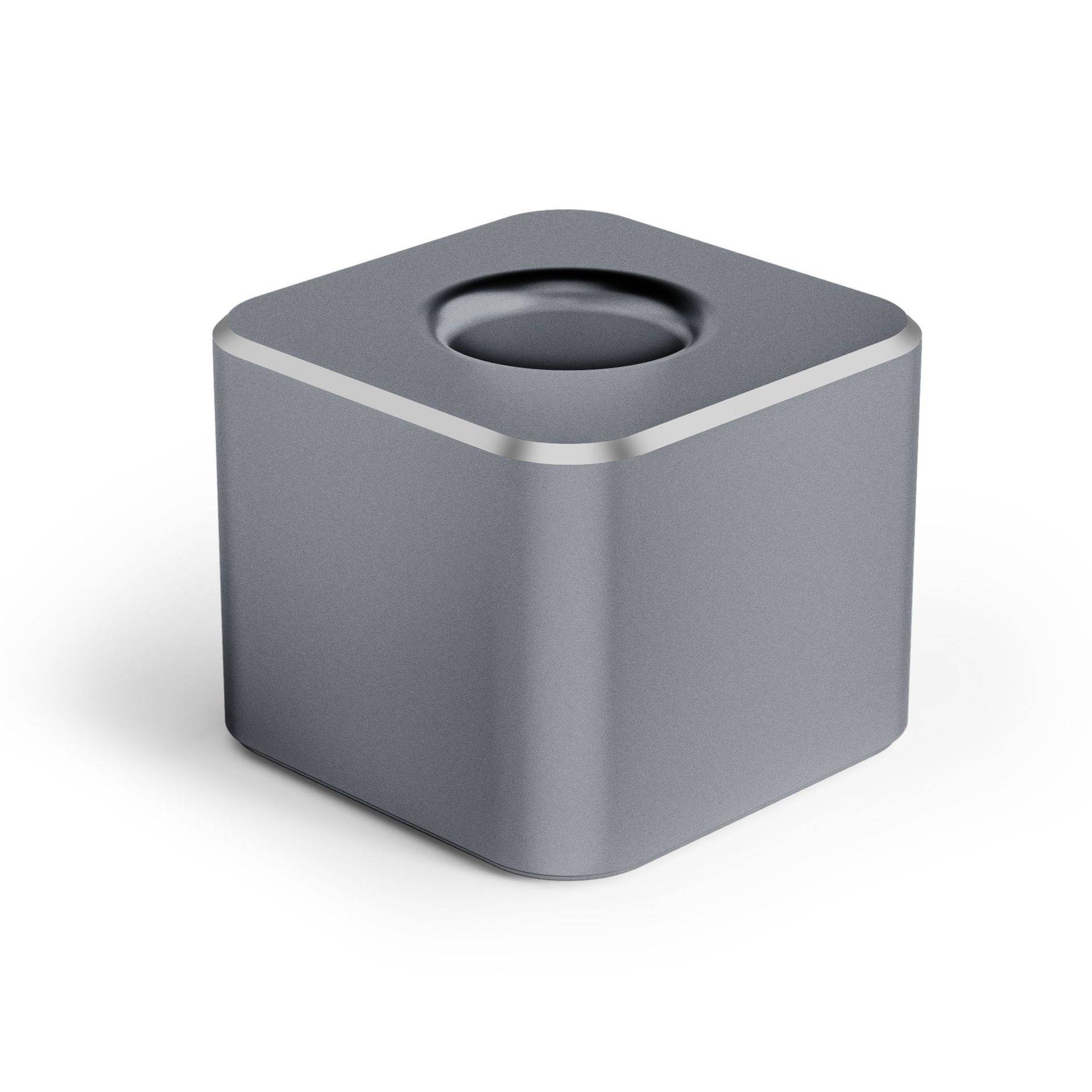 Office Aluminum Alloy Square Pen Holder - Image 2