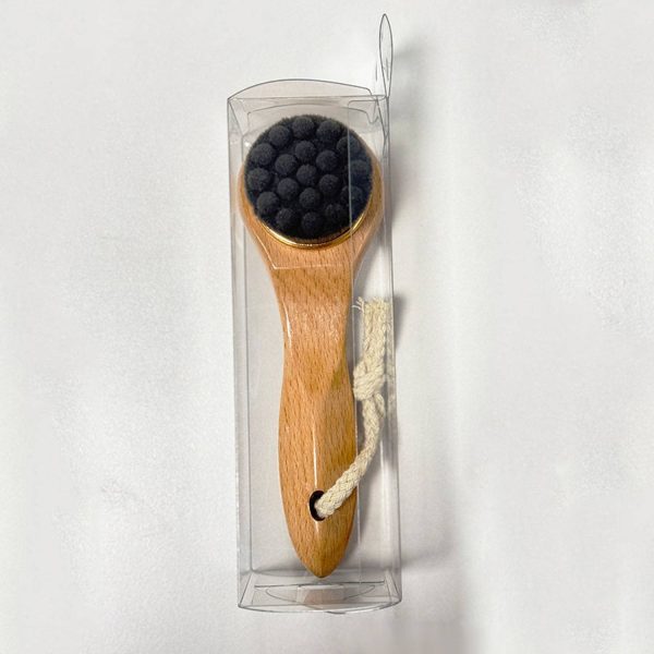 Wood Handle Facial Cleansing Brush - Image 4