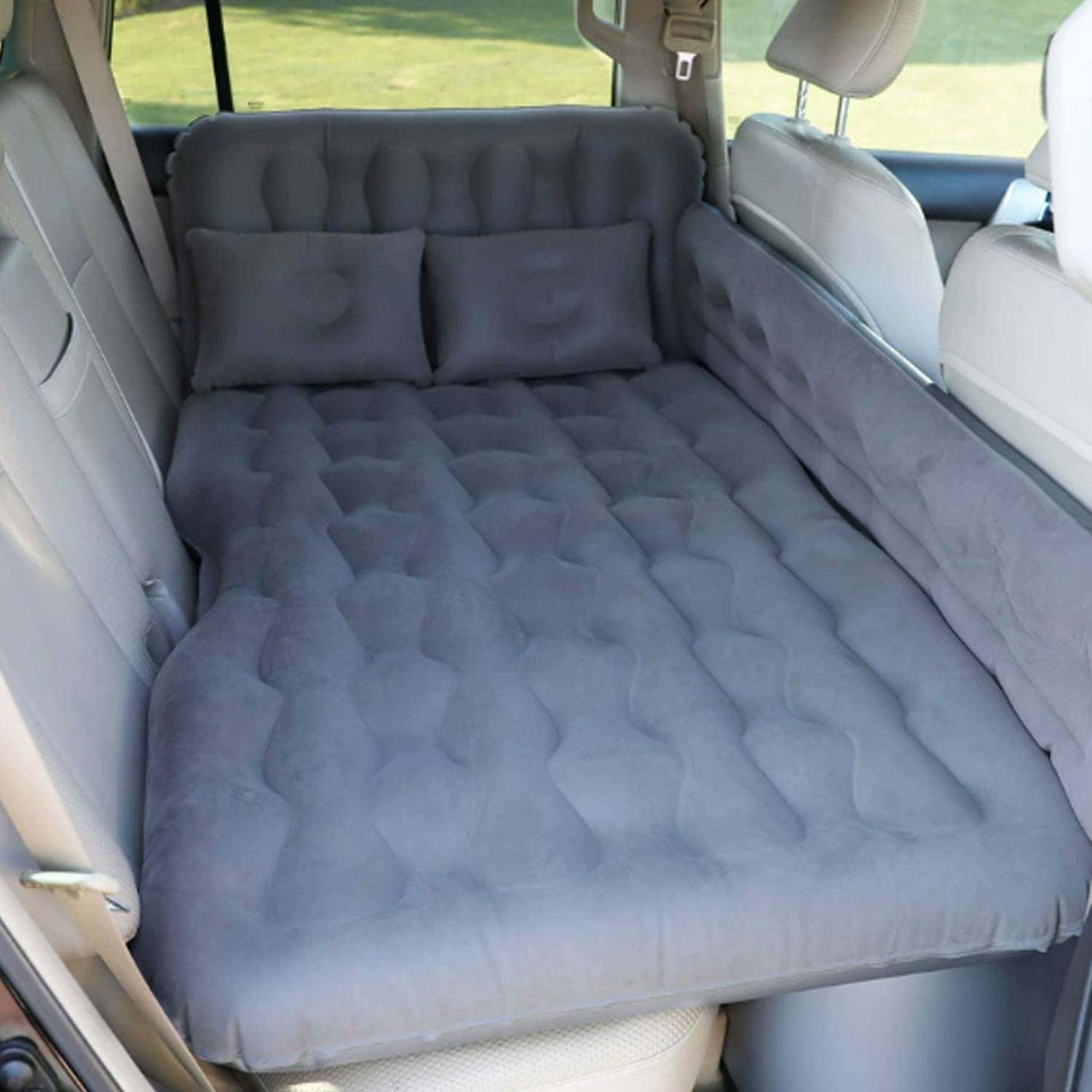 Car PVC Inflatable Sleeping Pad w/ 2 Pillows - Image 6