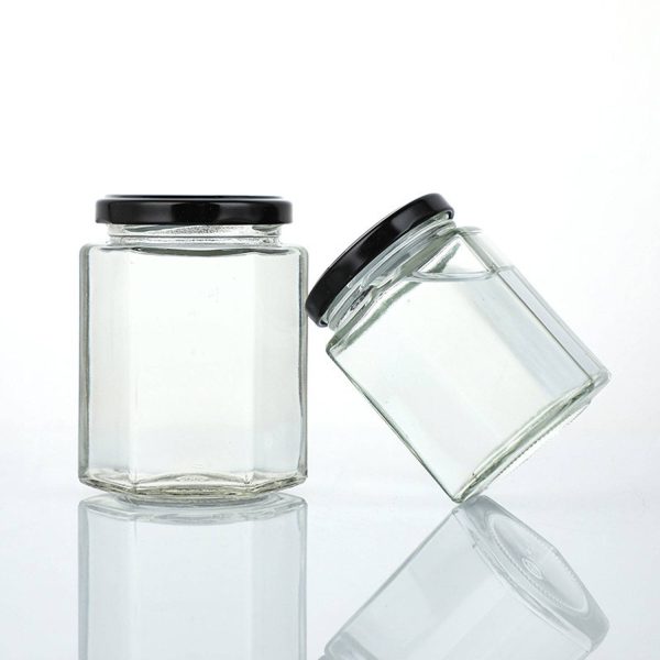 6 oz Glass Square Storage Jars - Image 2