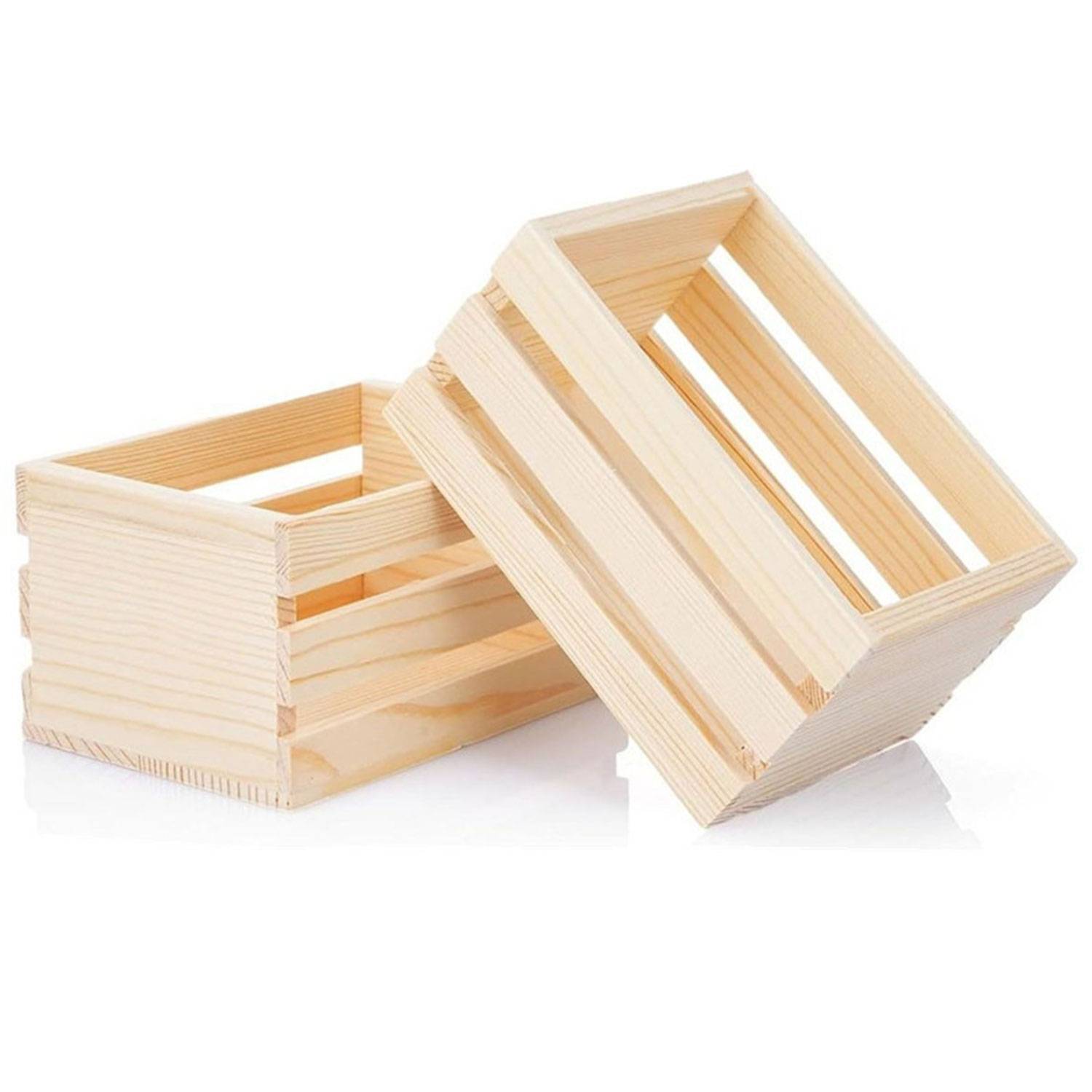 Lightweight Mini Wooden Storage Container - Image 3
