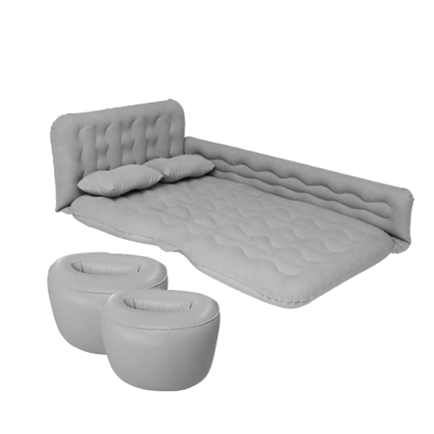 Car PVC Inflatable Sleeping Pad w/ 2 Pillows - Image 4