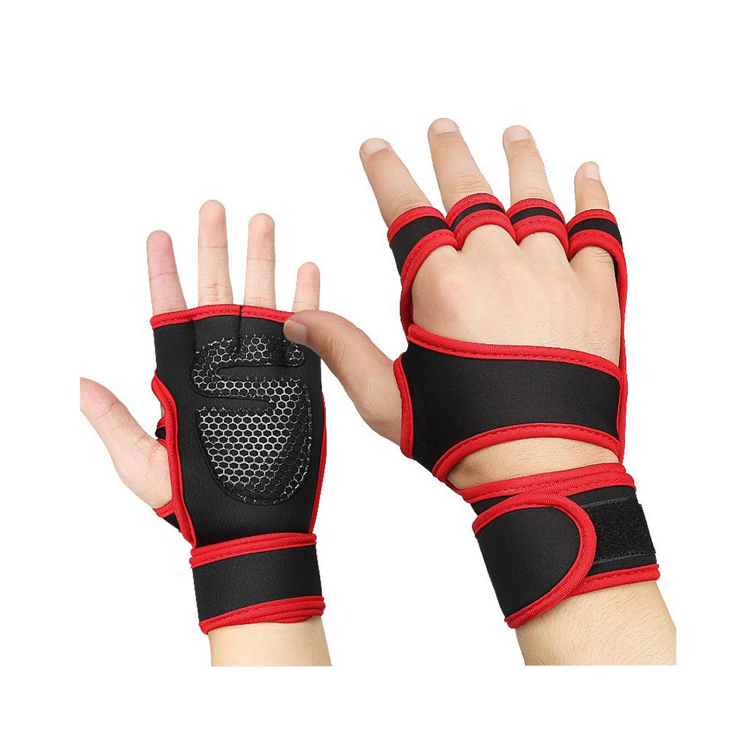 Cross Training Gloves with Wrist Support - Image 2