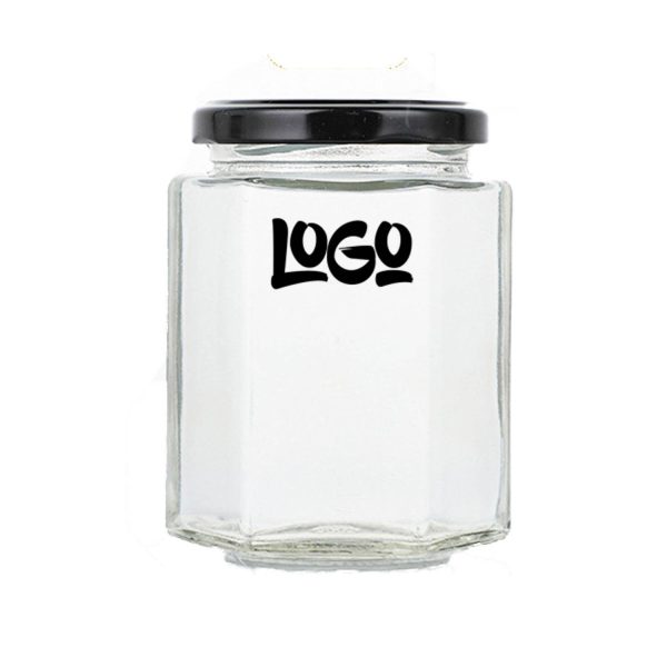 6 oz Glass Square Storage Jars
