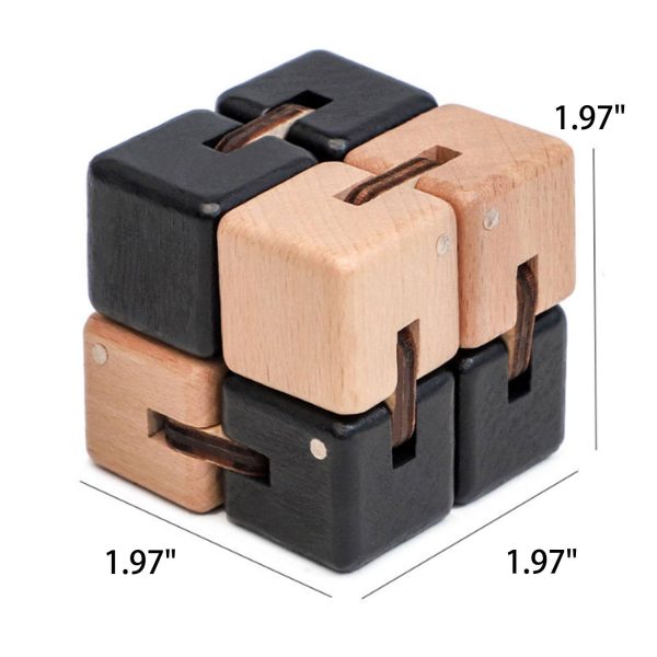 Kids Wooden Educational Puzzle Cube Toy - Image 5