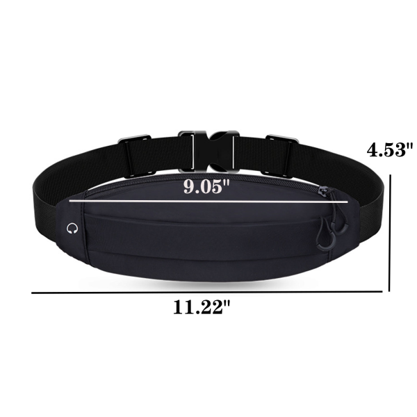 Sports Waterproof Adjustable Fanny Pack w/ Earphone Hole - Image 7