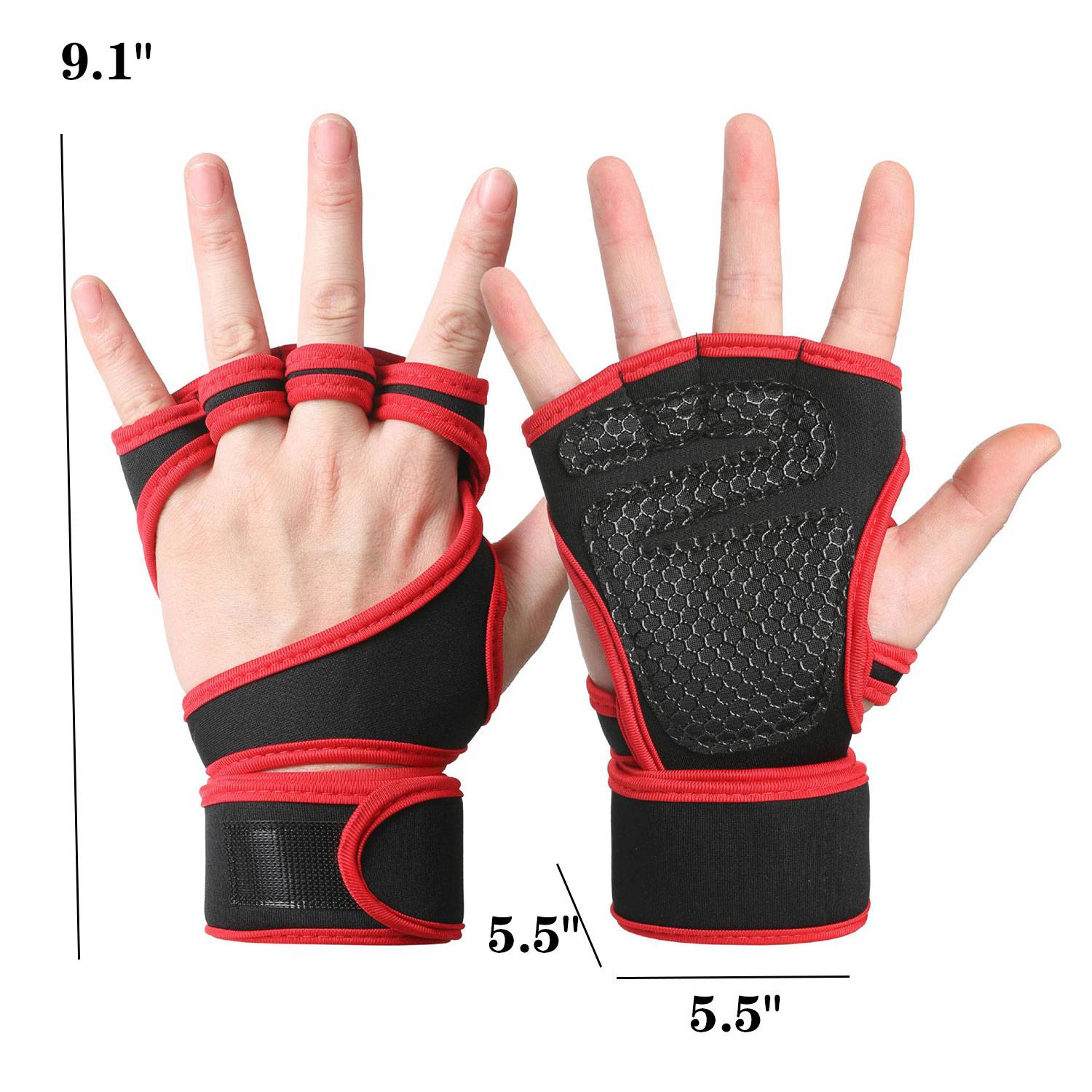 Cross Training Gloves with Wrist Support - Image 4