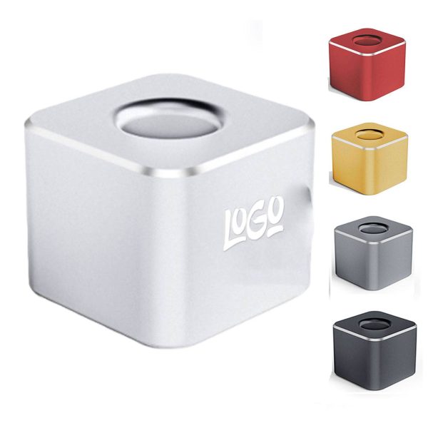 Office Aluminum Alloy Square Pen Holder