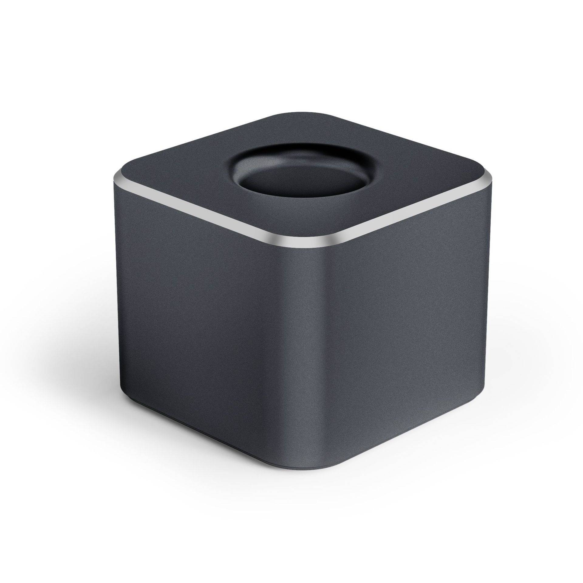 Office Aluminum Alloy Square Pen Holder - Image 3