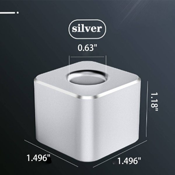 Office Aluminum Alloy Square Pen Holder - Image 9