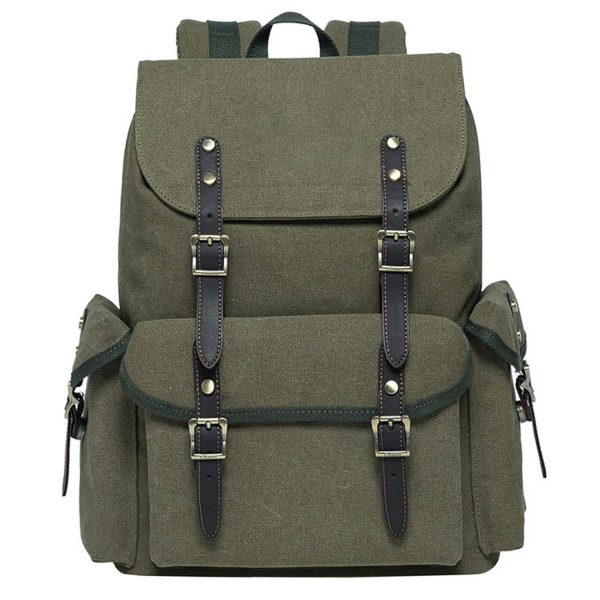 Canvas Wear Resistant Multifunctional Backpack - Image 4