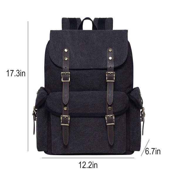 Canvas Wear Resistant Multifunctional Backpack - Image 6